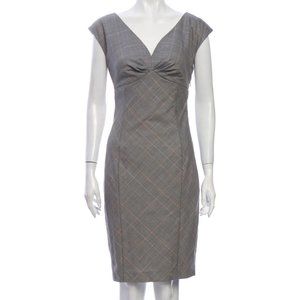 Ted Baker Gray Plaid Dress